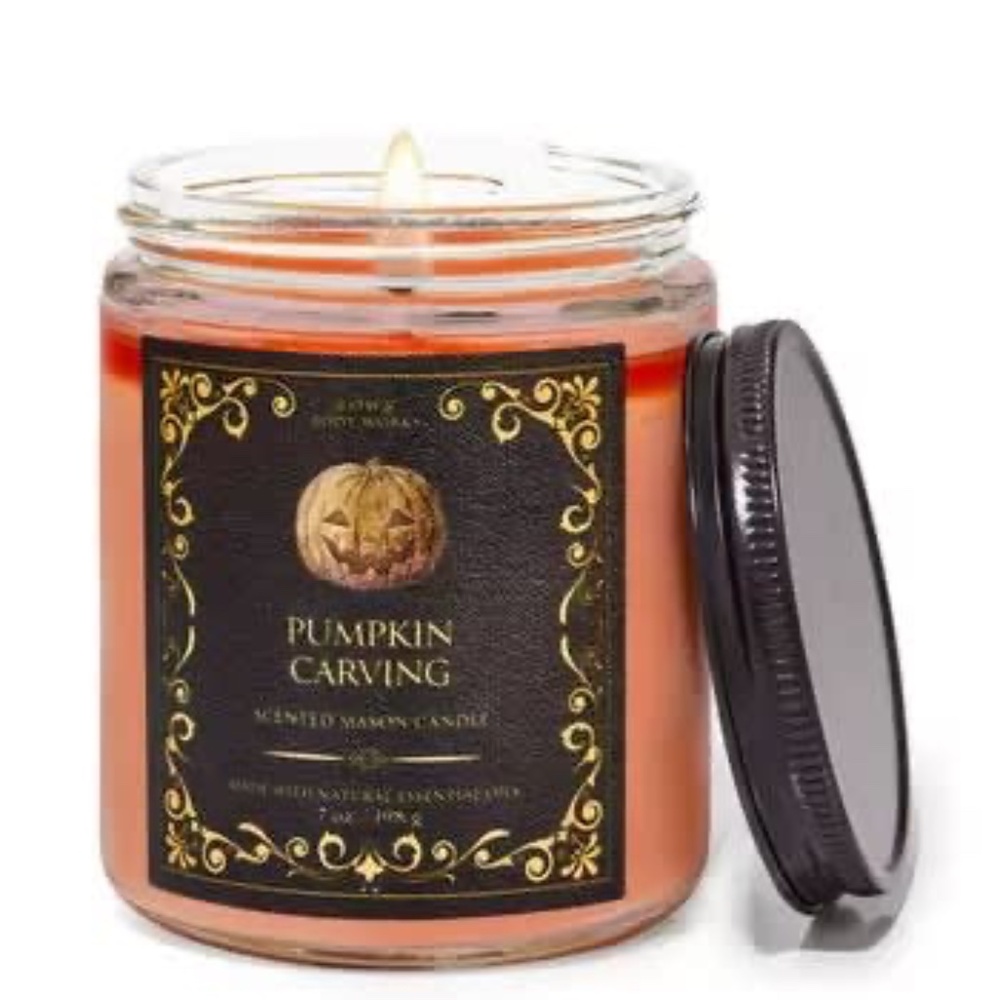 B&BW Pumpkin Carving Candle